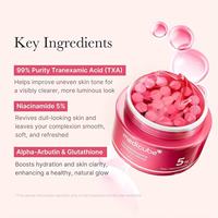 Crème en capsules à base de plantes medicube TXA+Niacinamide, double éclaircissement, anti-âge, hydratante, pour tous types de peaux, utilisation de jour