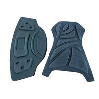 Mousse EVA noire hautement élastique pressée à froid, doublure en éponge anti-collision personnalisée pour équipement de protection sportive