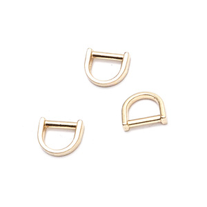 Anillas en D de Acero Inoxidable de 2.5 Puntas, Aleación de Zinc Fundida a Presión, Cromadas, Accesorios de Ferretería para Uso Doméstico - Product Image 2