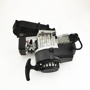 Motor de alta calidad de 2 tiempos, 49cc, con caja de engranajes, arranque de tracción de aluminio para <span class=keywords><strong>mini</strong></span> moto Dirt Pit <span class=keywords><strong>Bike</strong></span> - Product Image 2
