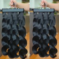 Lot de Cheveux Humains Vierges Bruts Non Transformés Birmans, Naturels, Provenant d'un Donneur Unique Cambodgien, 100% Alignés dans le Sens de la Cuticule
