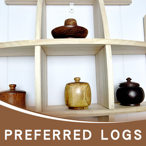 Solid Wood Chinese Style <b>Wall</b> Mounted <b>Display</b> Shelf 70 Compartment Natural Color Tea Set Holder Living Room Storage Rack - Product Image 4