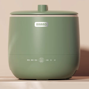 Mini Cuociriso Multifunzione da 1.6L-2L per 1-3 Persone, Mini Pentola Elettrica 300W con Controllo Touch, Pentola Interna in Ceramica con Rivestimento Antiaderente - Product Image 1