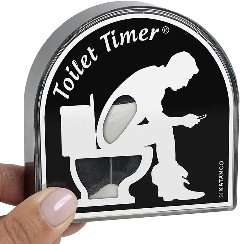 Amazon Cross Border Toilettenspender fünf-Minuten-Toilettenshape-Timer Belastungslinderung De-Stressor Toiletten-Timer
