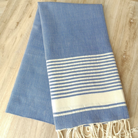 Serviette de plage personnalisée en coton turc mélangé, séchage rapide, écologique, hypoallergénique, antimicrobienne, imprimé damassé, à franges, par fabricant OEM