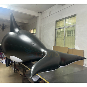Decoración para Eventos con Temática Marina, Modelo Inflable de Orca, Ballena Asesina, <span class=keywords><strong>Grampus</strong></span>, Modelo Realista de Animal Marino de PVC, Globo - Product Image 5
