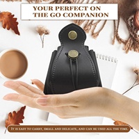 Sac à dés personnalisable en cuir PU, plateau à dés pliable, pochette portable à cordon, accessoires de jeu de table DND pour joueurs