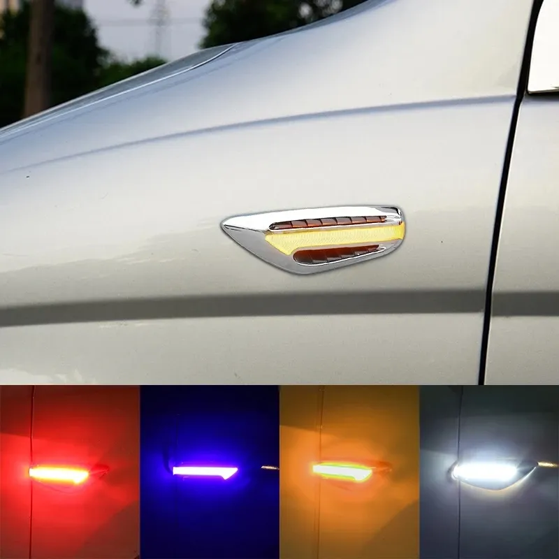 Amberb-Luz de marcador lateral para camión, intermitente dinámico para coche, lámpara de señal de giro, marcador lateral Led, color blanco