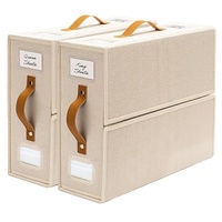 Bacs de rangement pour draps housses de couette boîte d'organisation taies d'oreiller pliable fermeture éclair pliable organisateur de literie