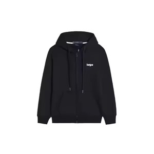 Sudadera con capucha y cremallera de felpa gruesa <span class=keywords><strong>para</strong></span> hombre, estilo urbano, tamaño personalizado, venta <span class=keywords><strong>al</strong></span> <span class=keywords><strong>por</strong></span> <span class=keywords><strong>mayor</strong></span> directa de fábrica - Product Image 2
