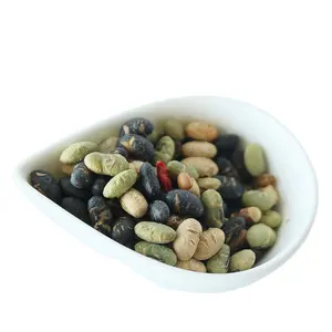 Protein tinggi panggang & asin 3 kacang kedelai campur aneka Edamame OEM ODM tersedia