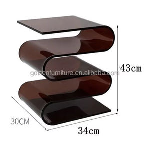 Estantería Moderna Transparente de Acrílico para Libros y Revistas, Exhibidor de Acrílico para Libros, Marca Disen Furniture - Product Image 5