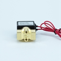 Vanne solénoïde électrique PU-M03 2,5 mm 10 bars NC 1/8 po 1/4 po pour air, eau, huile en laiton avec fil