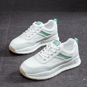 Nouvelles Chaussures de Course Rétro à Semelle Plate pour Femme Printemps 2026 en Cuir Véritable Respirantes et Amortissantes, Baskets Décontractées Polyvalentes et Tendance - Product Image 4