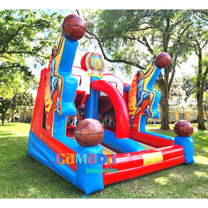Jeux gonflables commerciaux Sport jeu de basket-ball étoiles filantes jeu de basket-ball gonflable d'arrière-cour interactif pour les événements - Product Image 6