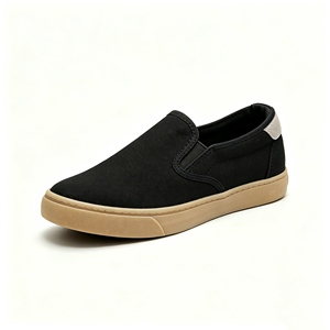 2026 New Summer Low-Top Casual Vulcanized Sneakers Custom Logo Fashion Loafer Footwear <strong>Men</strong> <strong>Canvas</strong> <strong>Slip</strong>-<strong>On</strong> <strong>Shoes</strong> - Product Image 3