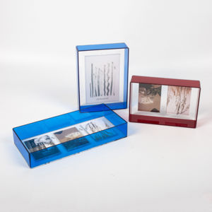 Best Verkopende 3-In-1 Zwevende Instax Fotolijst Acryl Neon Doorschijnende Kleurrijke Transparante Fotolijst - Product Image 5