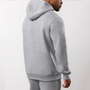 HMA SPORTS APPAREL Survêtement Homme Hiver à Capuche Décontracté Respirant Séchage Rapide Polaire Taille Élastique Uni Écologique - Product Image 2