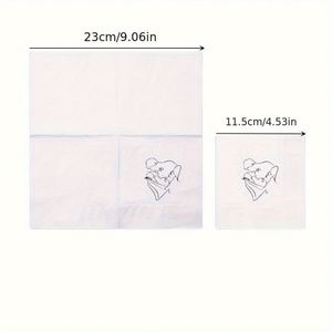 Wholesale 50 - Piece Pack "Happy Wedding" White Wedding Table Decoration Paper Napkins - Product Image 5