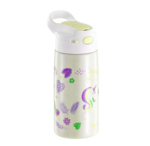 Bouteille isotherme en acier inoxydable pour enfants, écologique, avec paille, design moderne, tasse à vide pour garçons et filles, vente en gros - Product Image 1