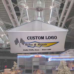 Banners Personalizados para Ferias Comerciales, Banner Colgante de Techo, Banner Colgante Vertical - Product Image 1