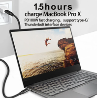 USB 3.2 Typ-C-Stecker Buchse 100 W5A Schnell lade datenkabel 4K 20 Gbit/s Bildschirmprojektions-Video kabel für Computer-Schnell ladung