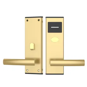 GOODUM marka elektronik anahtar kapı kilitleri sistemi Rfid Rfid kart ve okuyucu otel kilitleri SUS304