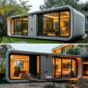 Remolque casa Apple cabina 40 pies Cápsula de grado premium casa prefabricada Apple cabina pequeña casa prefabricada edificio de vaina de vida - Product Image 2