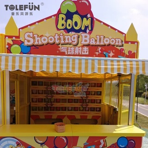 Tolefun CE Factory Enfants Aventure En Plein Air Parkt Jaune Thème Carnaval Stand Jeu Ballon Pop Crossbowman Compétence Jeux Funfair - Product Image 6