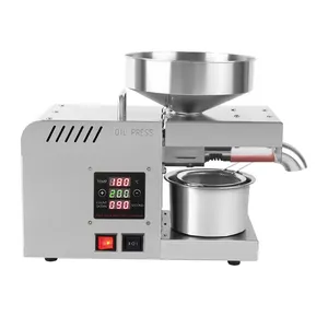 Mini Oil Press Machine Small Household Flax Seed Olive Peanut Hot &Cold Press 610W Factory Sale