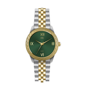 Montre pour femme Loop Mellow Vein, bracelet en métal, style rétro, accessoire assorti pour le travail, les fêtes et le quotidien. - Product Image 1