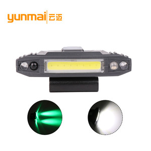 <b>Mini</b> Hat Clip <b>Light</b> COB <b>LED</b> Rechargeable Built In Battery Plastic Headlamp White <b>Light</b> - Product Image 3