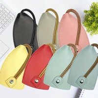 Porte-clés en cuir personnalisé, breloque de sac en cuir, porte-clés d'hôtel, mini breloque de sac en cuir, porte-clés de voiture, accessoire de porte-clés personnalisé