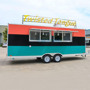 Chammp Food Trailer, camion de restauration rapide mobile avec acier inoxydable certifié CE, résistant à la rouille, utilisation commerciale pour les bonbons - Product Image 1