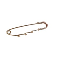 Sicherheits nadeln Brosche Blank Base Brosche 50/70mm Stifte 3 Ringe Schmucks tift für Schmuck herstellung Zubehör Zubehör