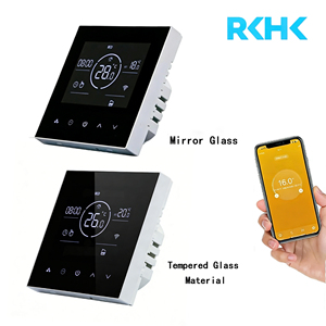 Kit de thermostat d'ambiance filaire WiFi Tuya, télécommande intelligente pour chaudière hydronique, électrique, à gaz, système de chauffage par le sol - Product Image 1