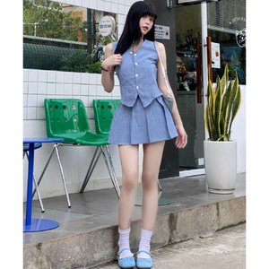 Meilleures ventes, ensembles 2 pièces pour femmes, 100% coton, taille haute, coupe droite, vintage, long, écologique, imperméable, échantillon gratuit - Product Image 3