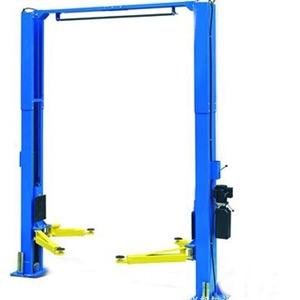 Twin Post Hydraulic Car Lift 4T Electric Dual Cylinder Auto Repair Lift Two Post Gantry Lifting Height 1750mm - Product Image 5