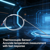 Sonde de température RTD en acier inoxydable, étanche IP67, anti-explosion, résistante à la corrosion, haute précision, OEM ODM