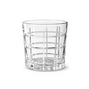 Verre à whisky old fashioned de style Lowball original, motif cheval, bord doré, écologique et lavable, qualité supérieure - Product Image 1
