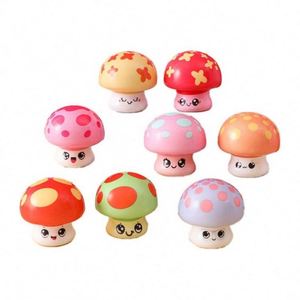 PU Foam Mushroom Shaped Slow Rising Relaxing Stress Ball Squeeze Promotional Toys for Kids <b>Boys</b> and Girls - Product Image 1