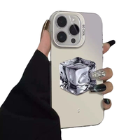 Coques de téléphone portable antichoc et anti-chute à motif glace pour iPhone 17 Air 16 15 Plus Pro Max 14 13 12 11 X – Protection arrière