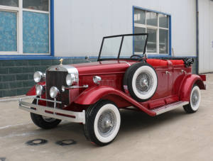 Coche Clásico Eléctrico para Atracciones Turísticas Hotel Recepción Transporte Especial - Product Image 3