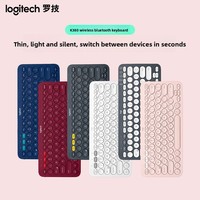 Clavier sans fil K390 pour ordinateur portable, compatible avec ordinateur de bureau, 101 touches, touches multimédias non métalliques, bureau et jeux