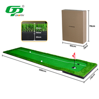 Mini parcours de golf personnalisé Mini golf gazon artificiel Tapis de putting green pour extérieur, intérieur, pratique Tapis de putting