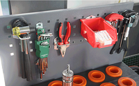 Boîte à outils CNC, outils lumineux de haute qualité, accessoires avec chariot CNC, boîte à outils