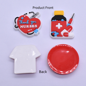 Parche <span class=keywords><strong>de</strong></span> plástico blando <span class=keywords><strong>de</strong></span> PVC <span class=keywords><strong>de</strong></span> dibujos animados bonitos al por mayor para la atención médica DIY, funda para teléfono móvil, amuletos para zapatos, decoración <span class=keywords><strong>de</strong></span> hadas religiosas - Product Image 3