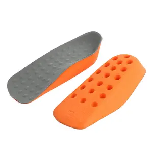 Pu mousse talon ascenseurs coussin coussinets soutien de la voûte plantaire orthèses chaussure semelle demi-inserts Invisible hauteur augmenter semelles intérieures