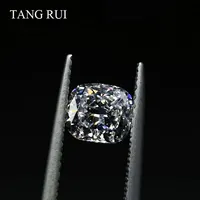 Almofada diamante formato de laboratório, tang rui d/e/f cor 1carat vvs