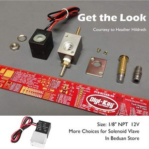 Vanne solénoïde à 2 voies normalement fermée Beduan 12V DC 1/8 NPT Corps en aluminium IP65 - Product Image 5